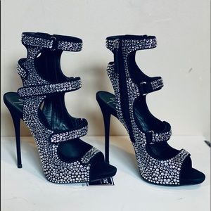 Giuseppe Zanotti Crystal Studded Stilettos